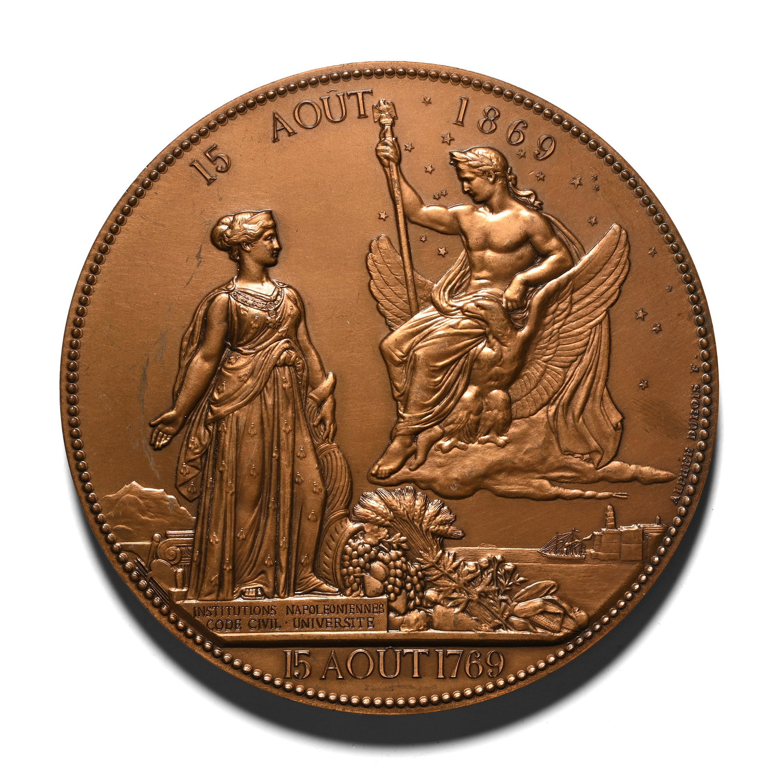 France. First Empire, Napoléon I AE Restrike Medal. (1 of 2)