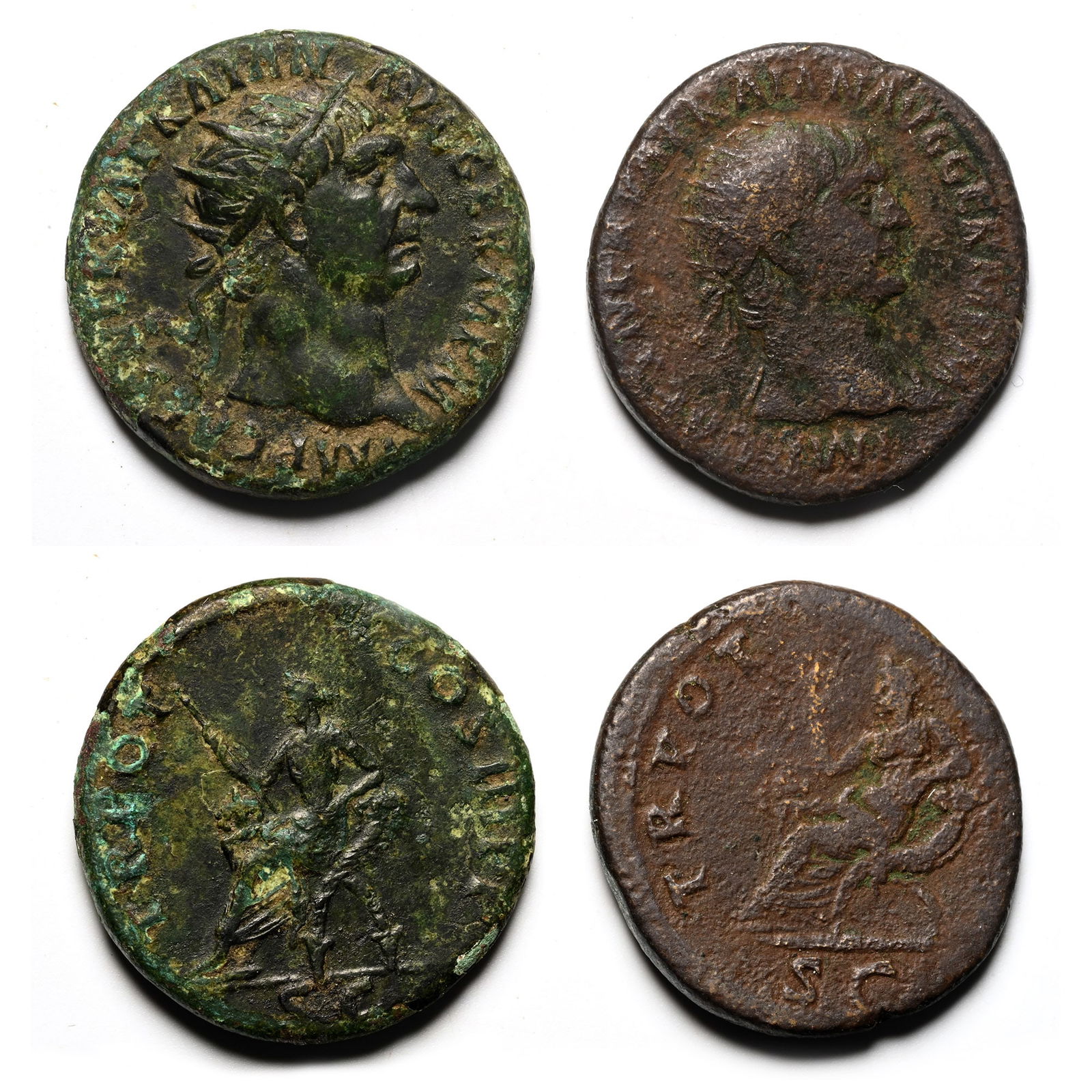 Group of Two [2] Roman Imperial AE Coins. (1 of 1)