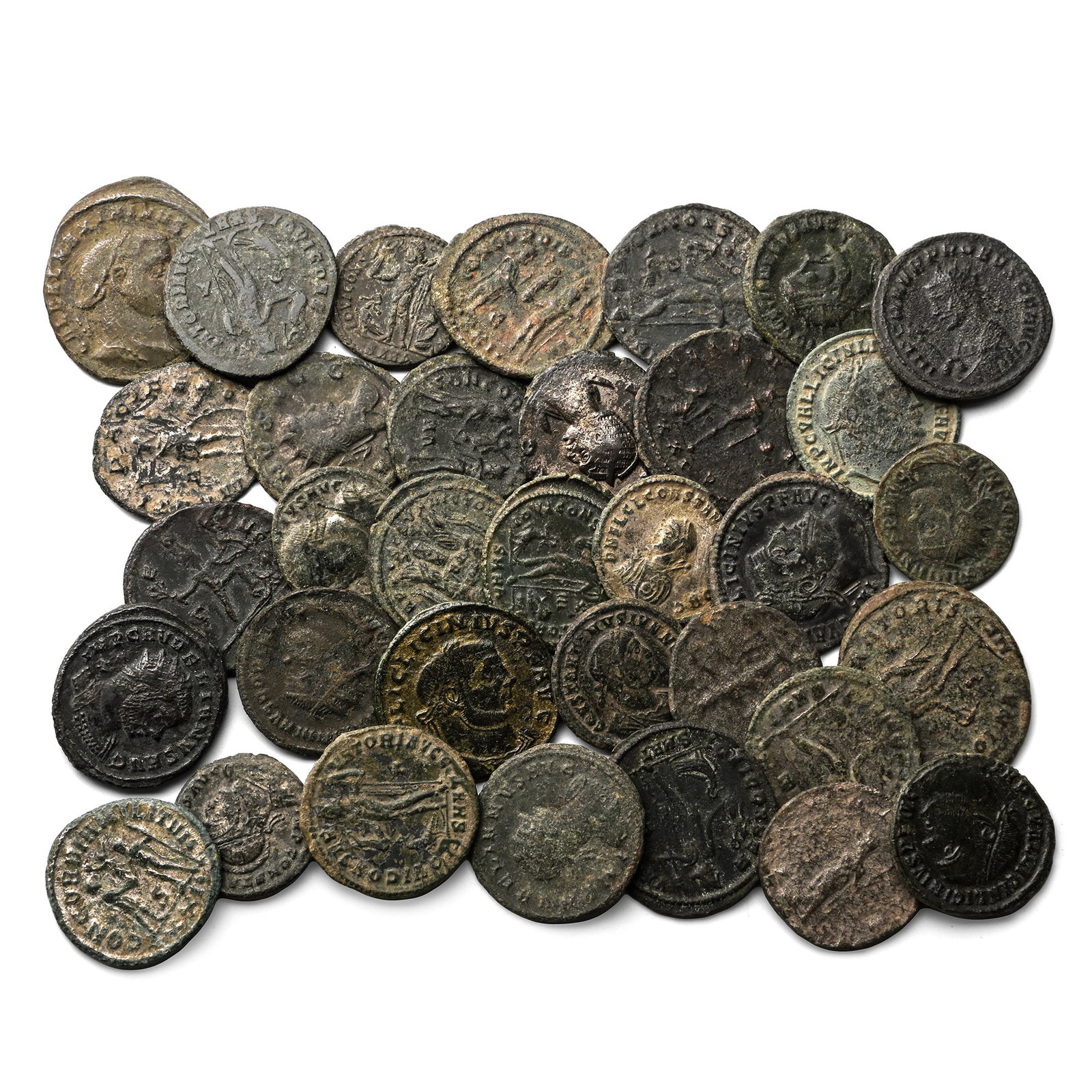 Group of Thirty Four [34] Roman Imperial AE Coins. (1 of 1)