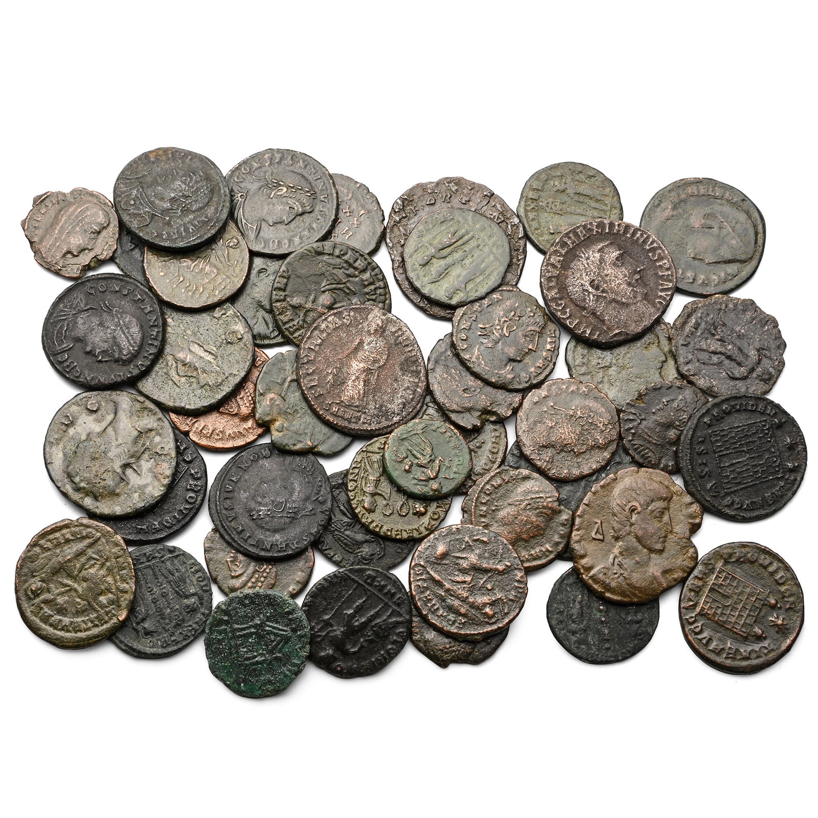 Group of Fourty Four [44] Roman Imperial AE Coins. (1 of 1)