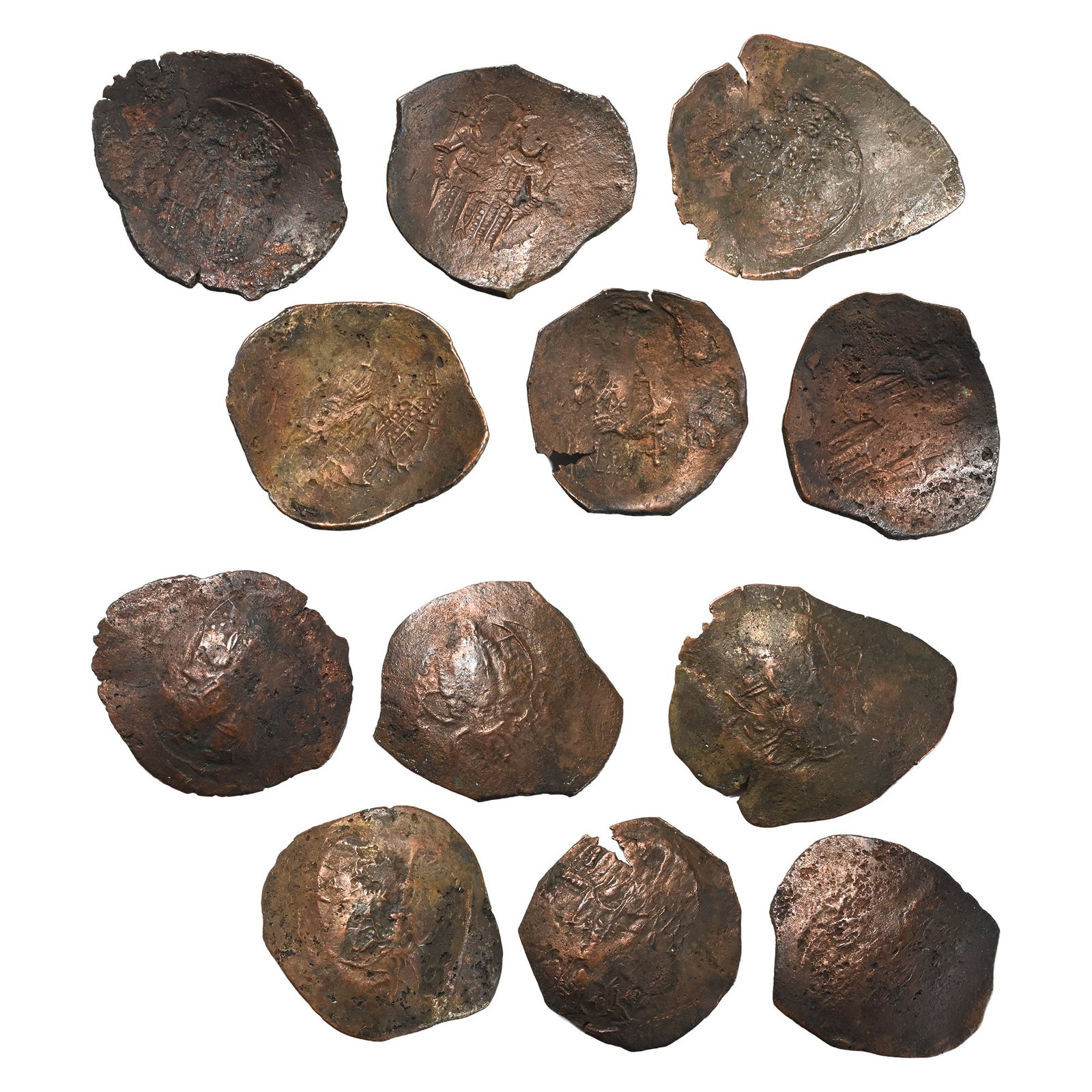 Group of Six [6] Latin Rulers AE Trachea. (1 of 1)