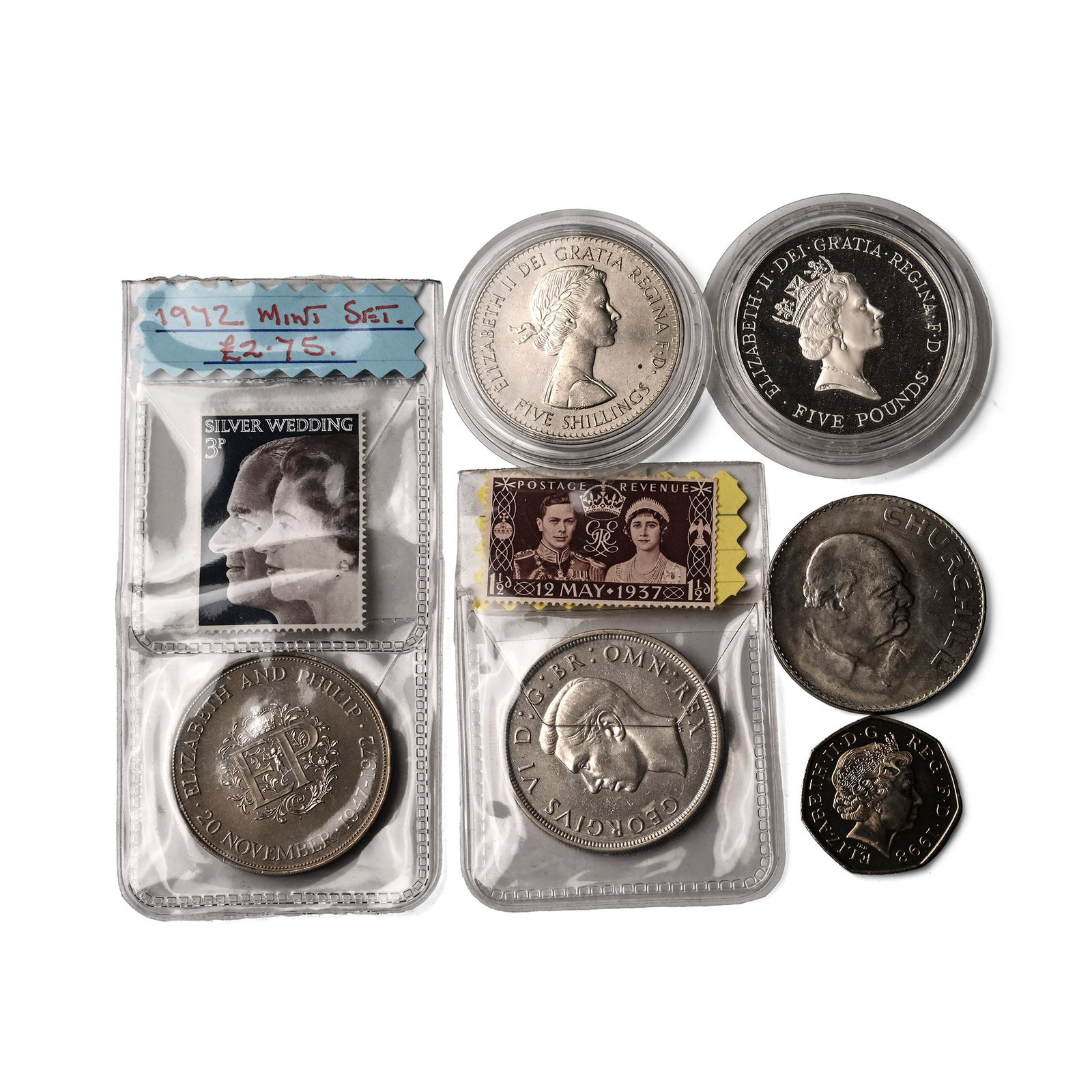 Great Britain. Windsor, Group of Four [4] Elizabeth II Commemorative Coin Group. (1 of 2)