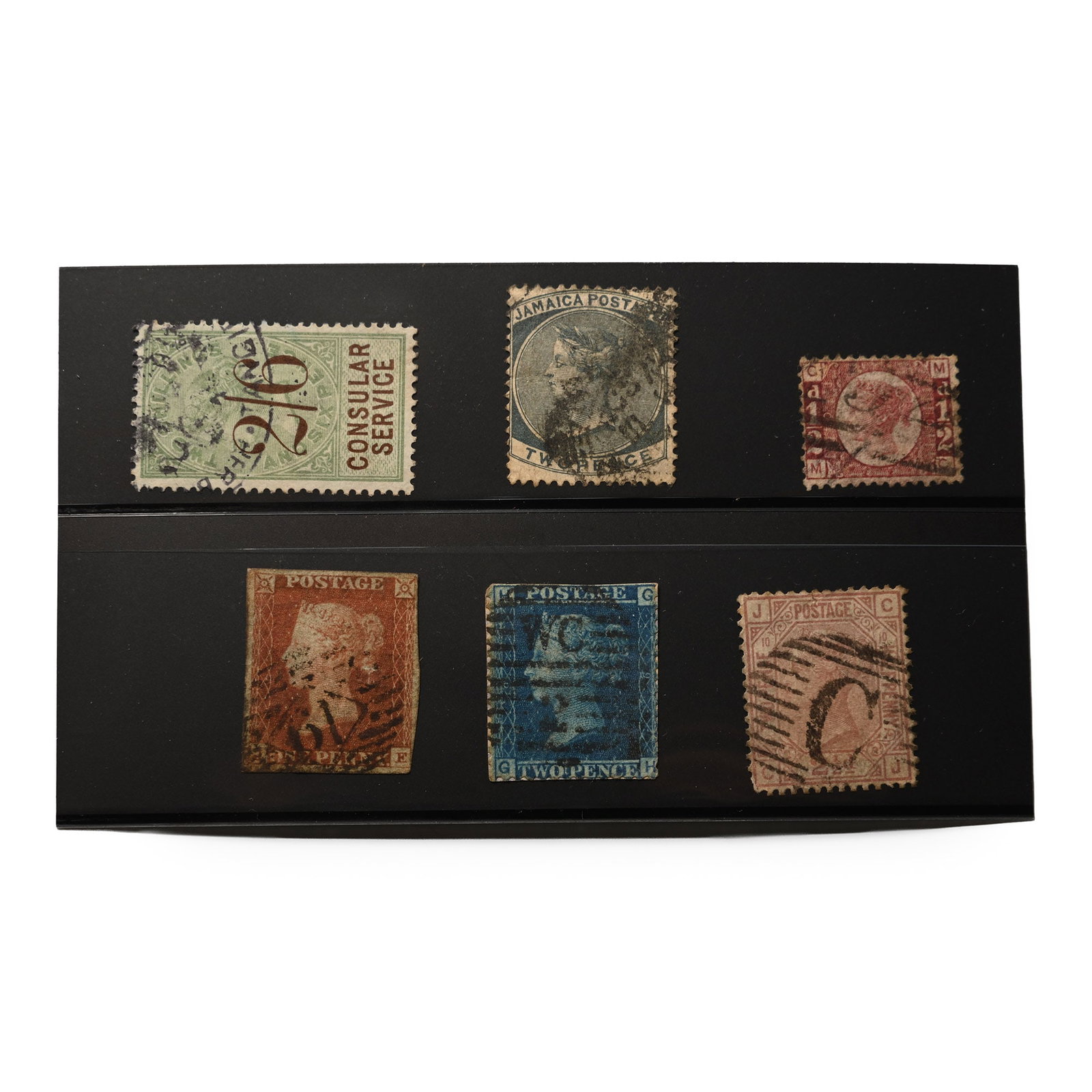 Great Britain. Victoria, Group of Six [6] Stamps. (1 of 1)