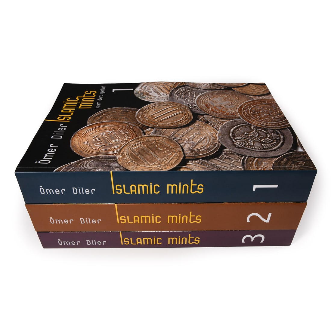 Islamic Mints, Volumes I - III: 2009 A.D. Diler, Ö. - Istanbul, 2009, card covers, 1793 pp; new. 6 kg total, 30.6 x 21.8 cm each (12 x 8 1/2 in.). [3, No Reserve] Property of a North London, UK, gentleman. TimeLine Auctions follows