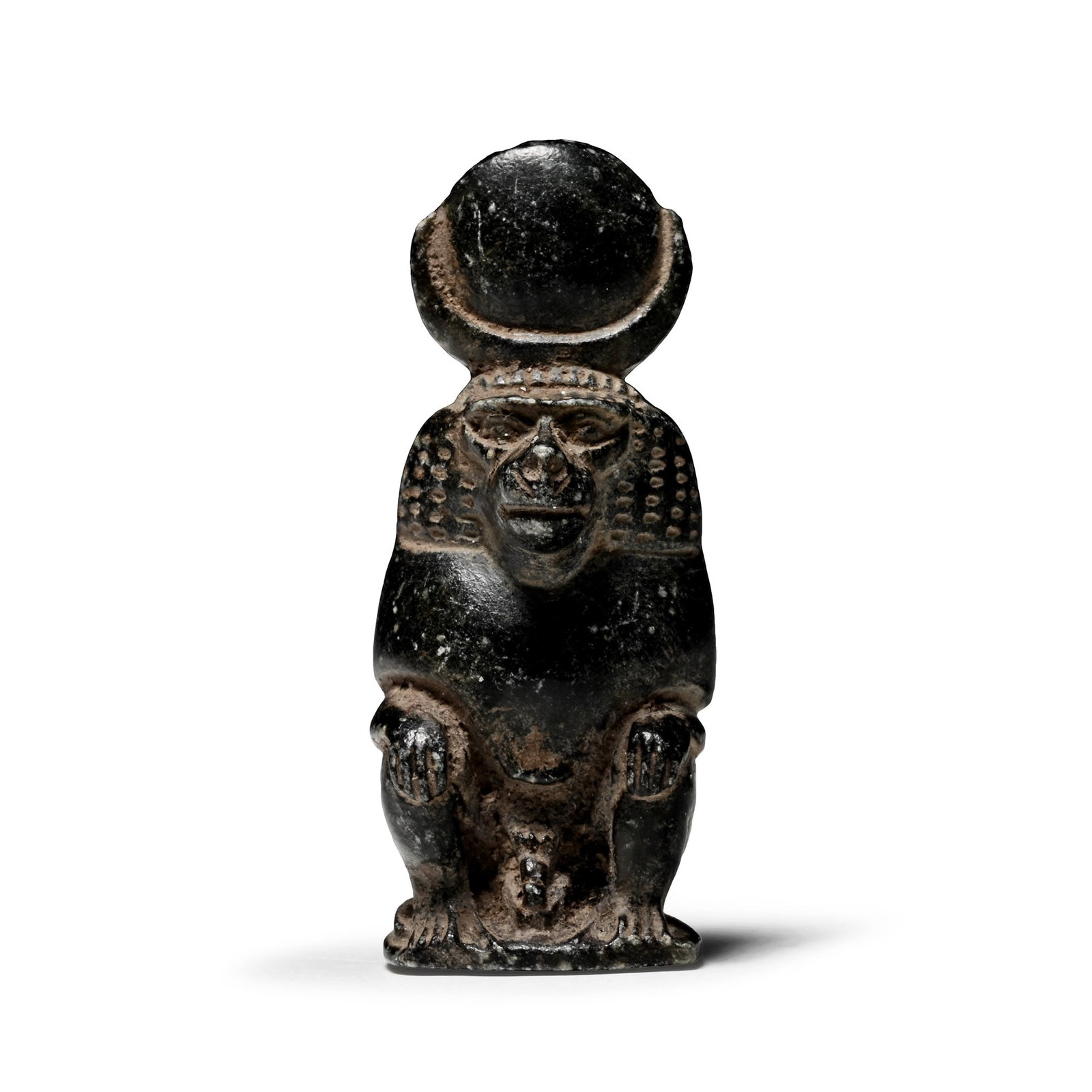 Egyptian Green Stone Baboon Statuette (1 of 1)