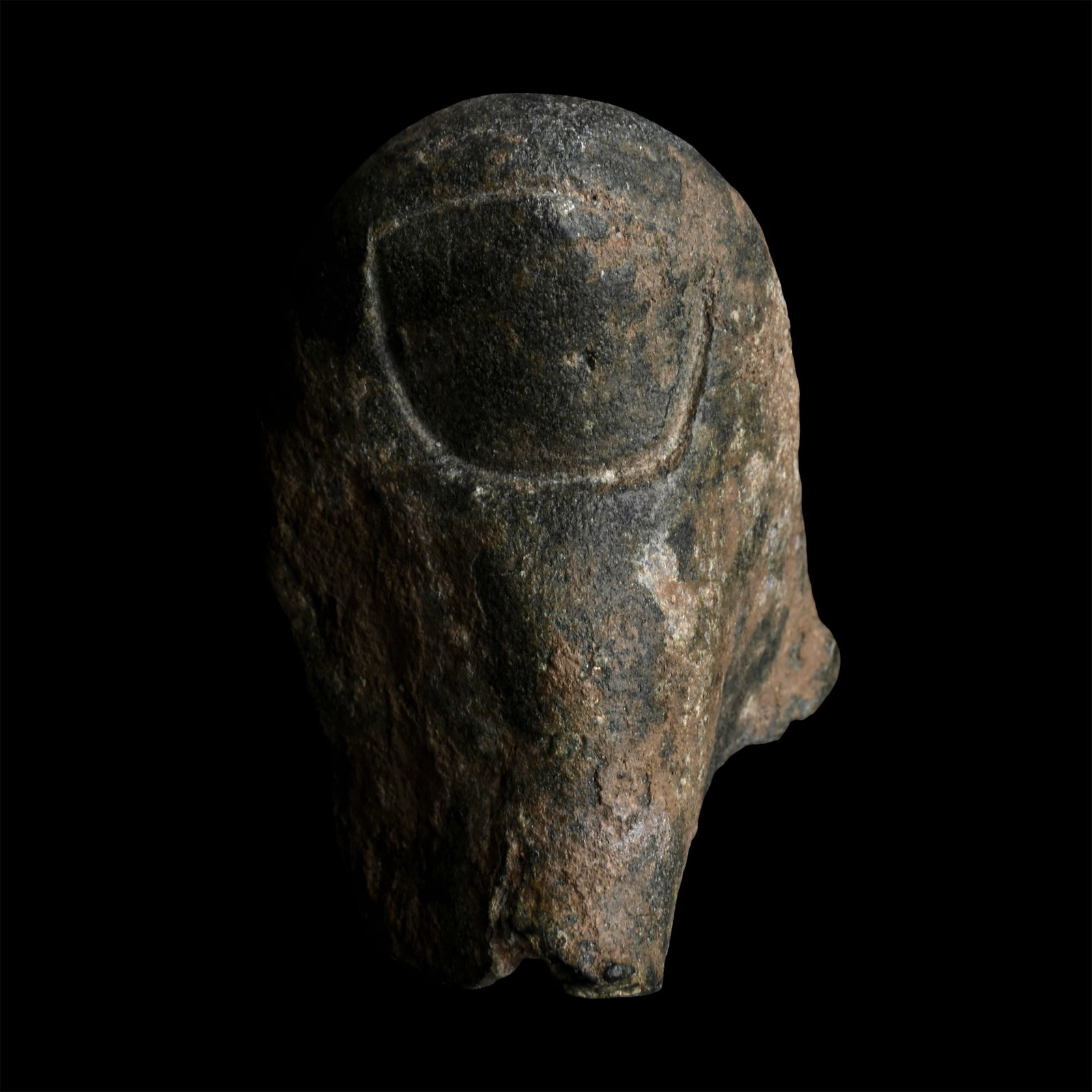 Twice Life-Size Roman Bronze Statue Big Toe: 1st-4th century A.D. Comprising the tip of a big toe with nail detailing; hollow-form. 179 grams, 57 mm (2 1/4 in.). [No Reserve] From the private collection of a European gentleman (1942-2024), forme