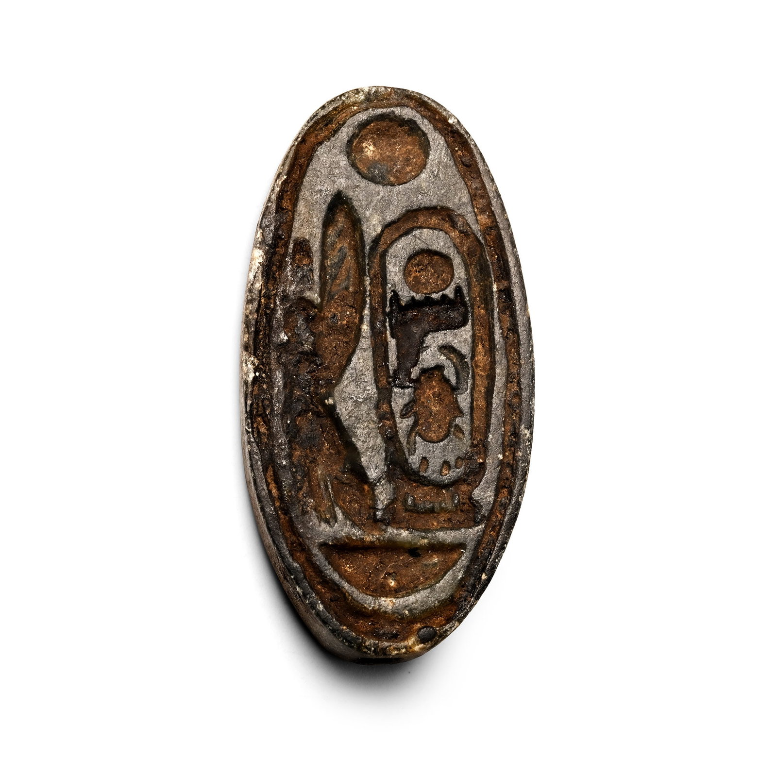 Egyptian Stone Scaraboid with Cartouche of Thutmose IV (1 of 1)