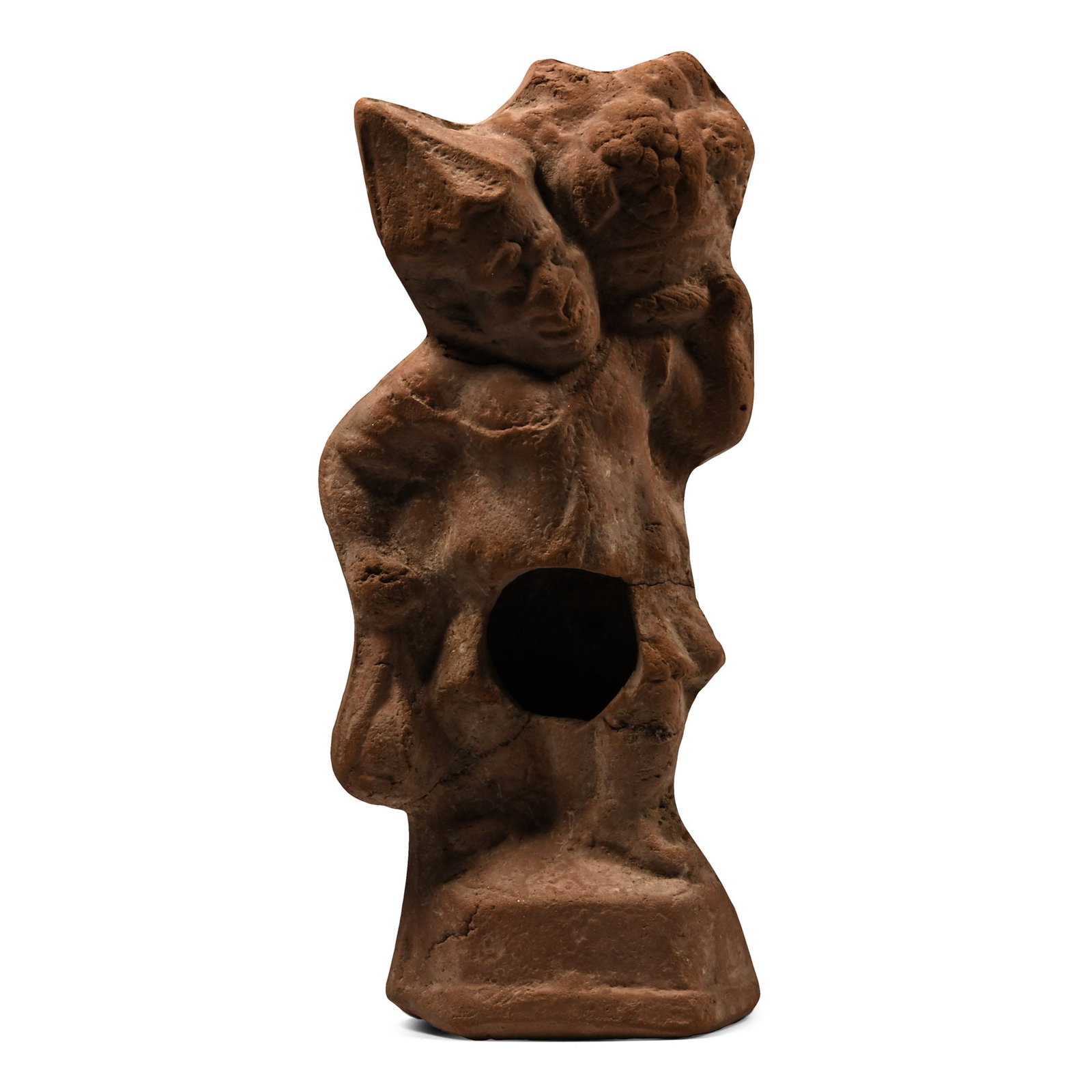 Romano-Egyptian Terracotta Figure of a Slave with Fruit Basket (1 of 1)
