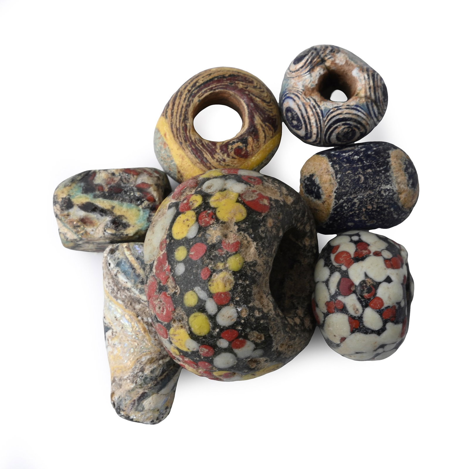 Roman Glass Bead Group (1 of 1)