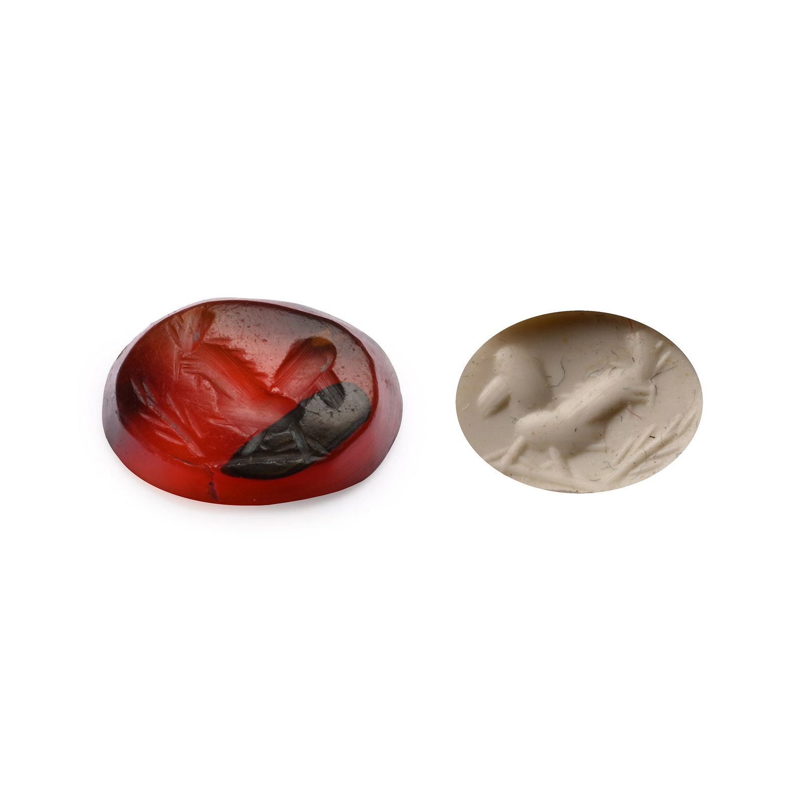 Roman Carnelian Gemstone with Cockerel (1 of 1)