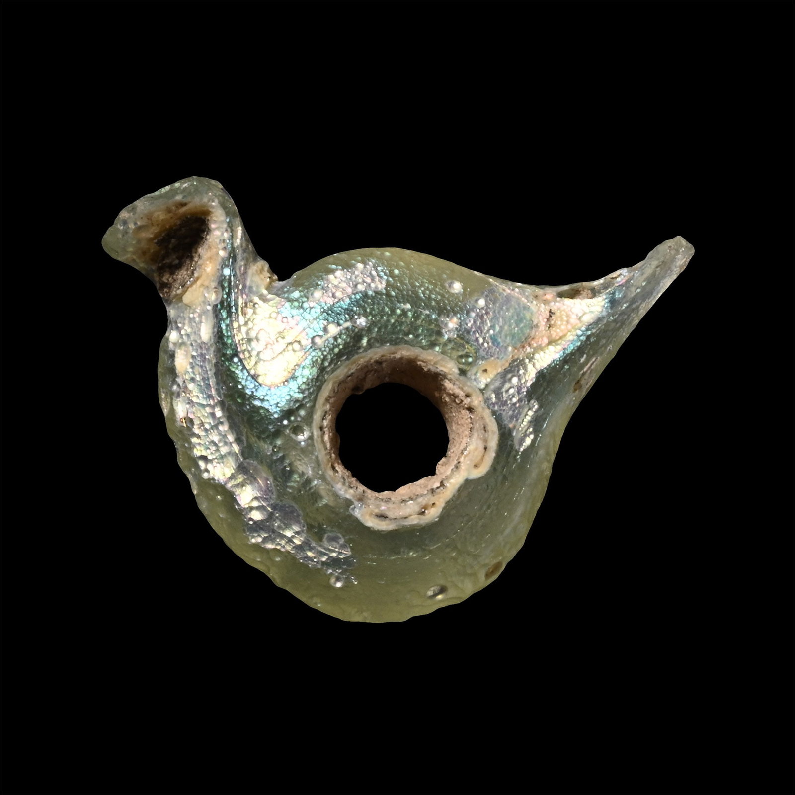 Roman Glass Bird Pendant (1 of 1)