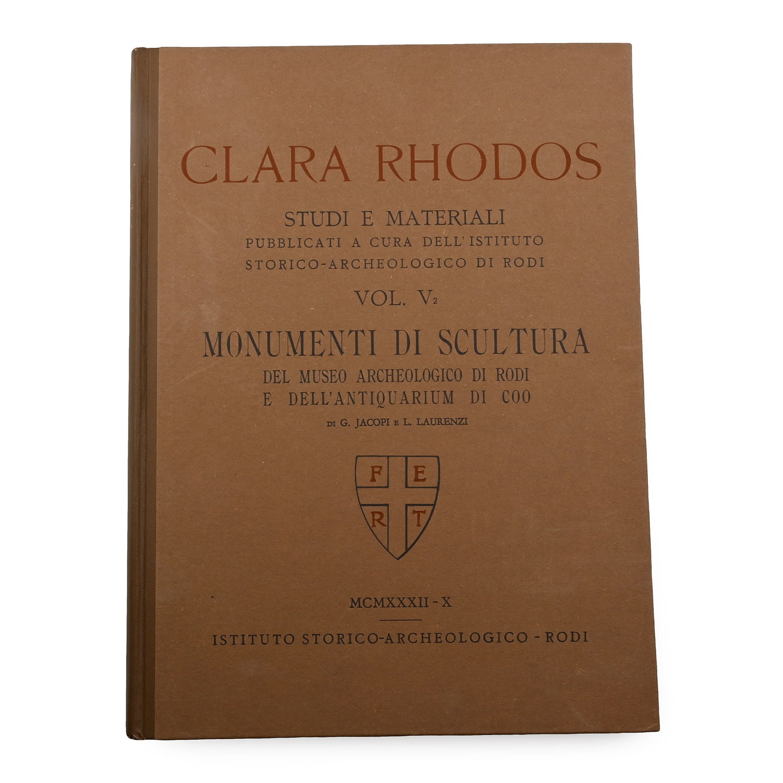 Monumenti Di Scultura Clara Rhodos no.356/500 Limited Edition - Studi E Materiali Pubblicati A Cura (1 of 2)