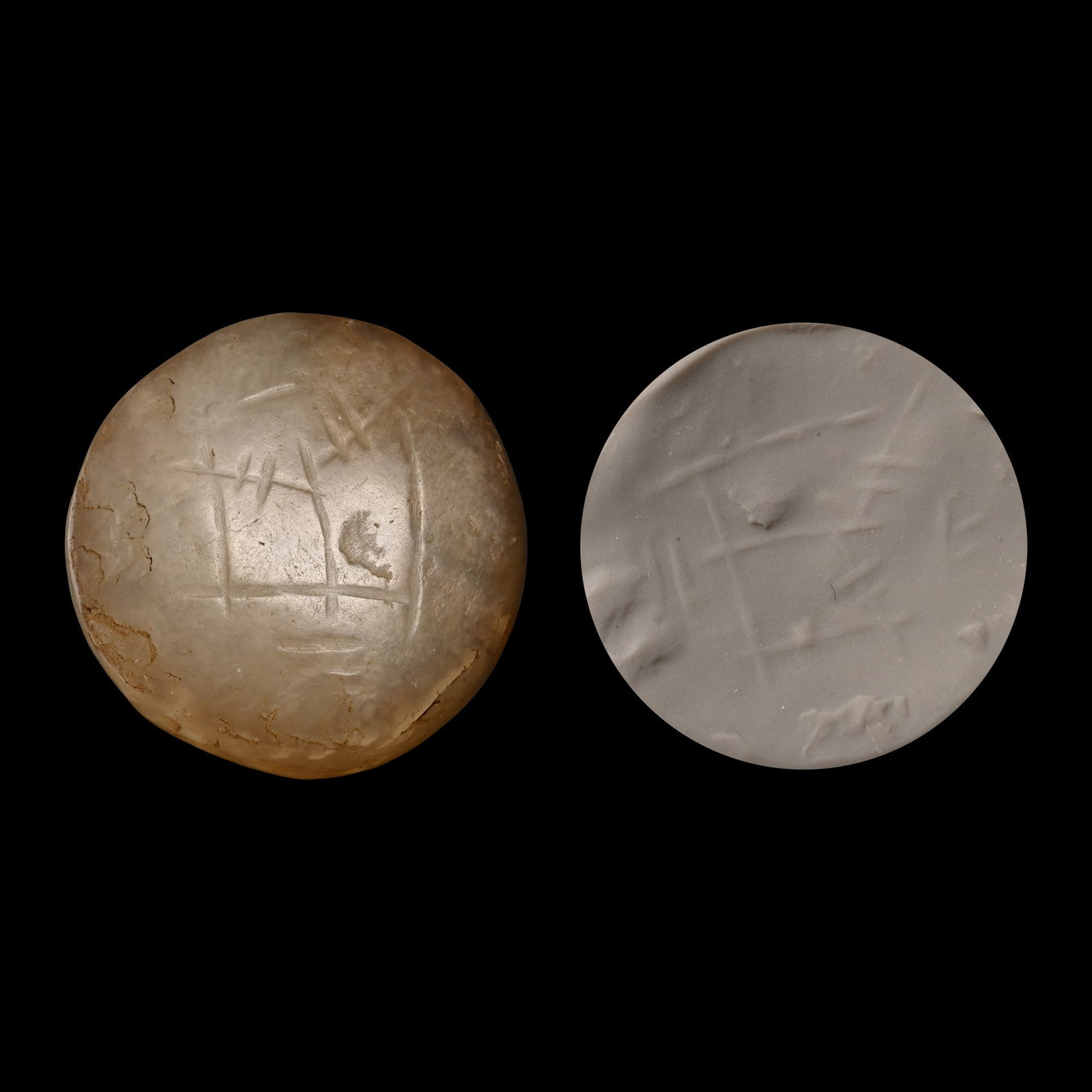 Large Sasanian Agate Stamp Seal (1 of 1)