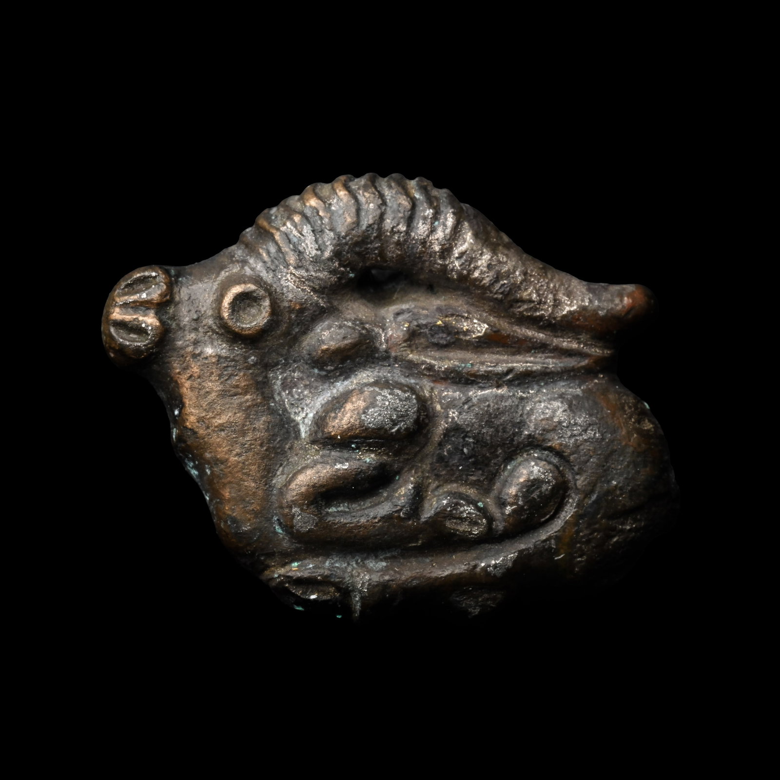 Western Asiatic Bronze Ibex Mount (1 of 1)