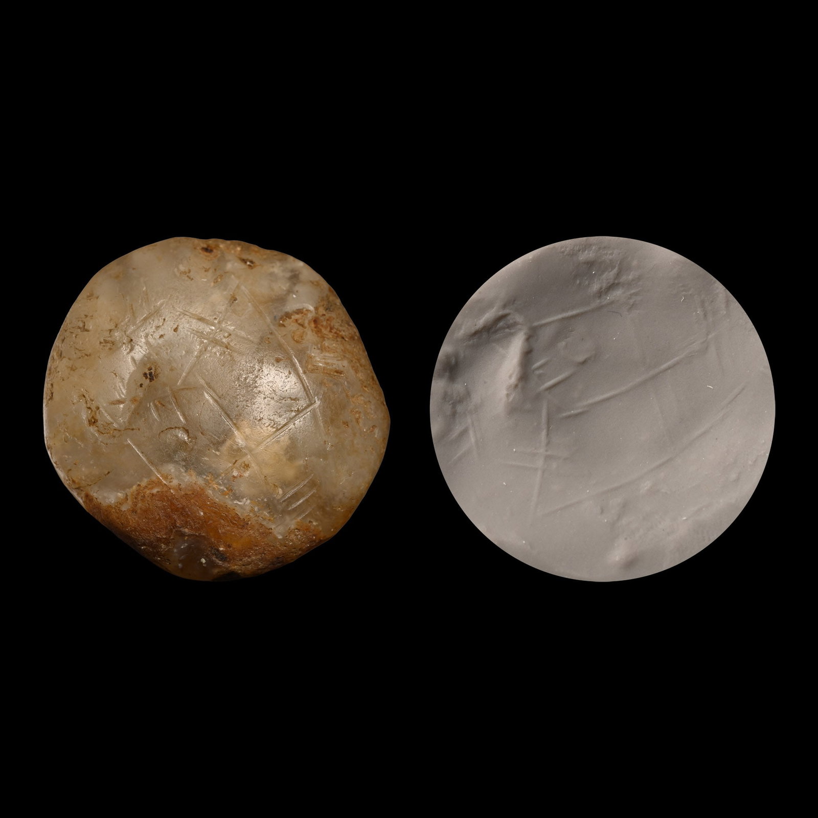 Large Sasanian Agate Stamp Seal (1 of 1)