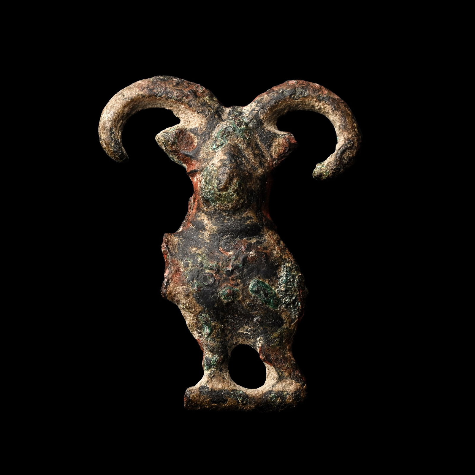 Luristan Bronze Ibex Mount (1 of 1)