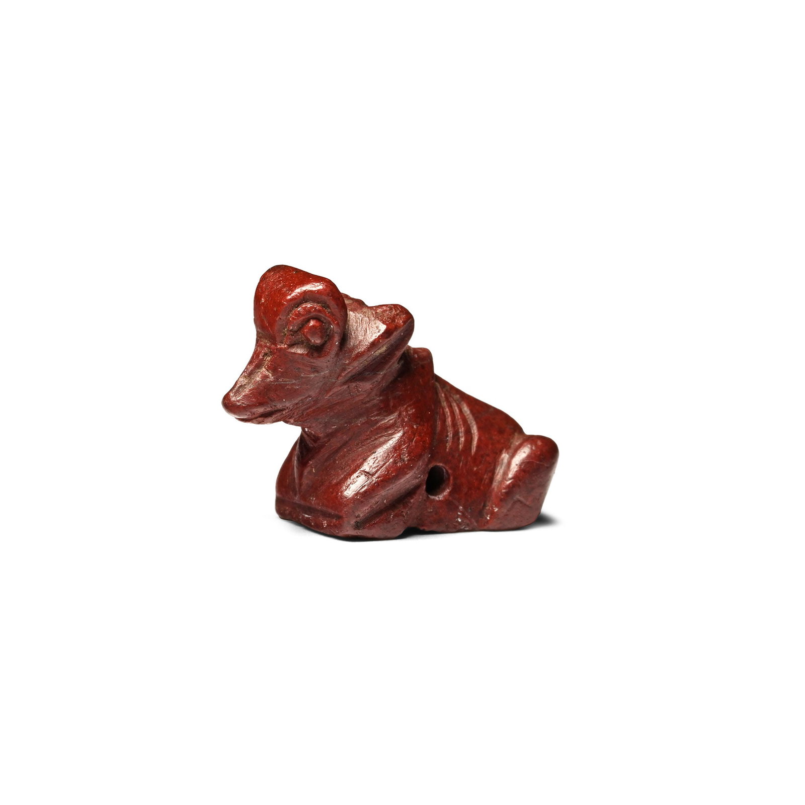 Urartian Jasper Bovine Seal Amulet (1 of 1)