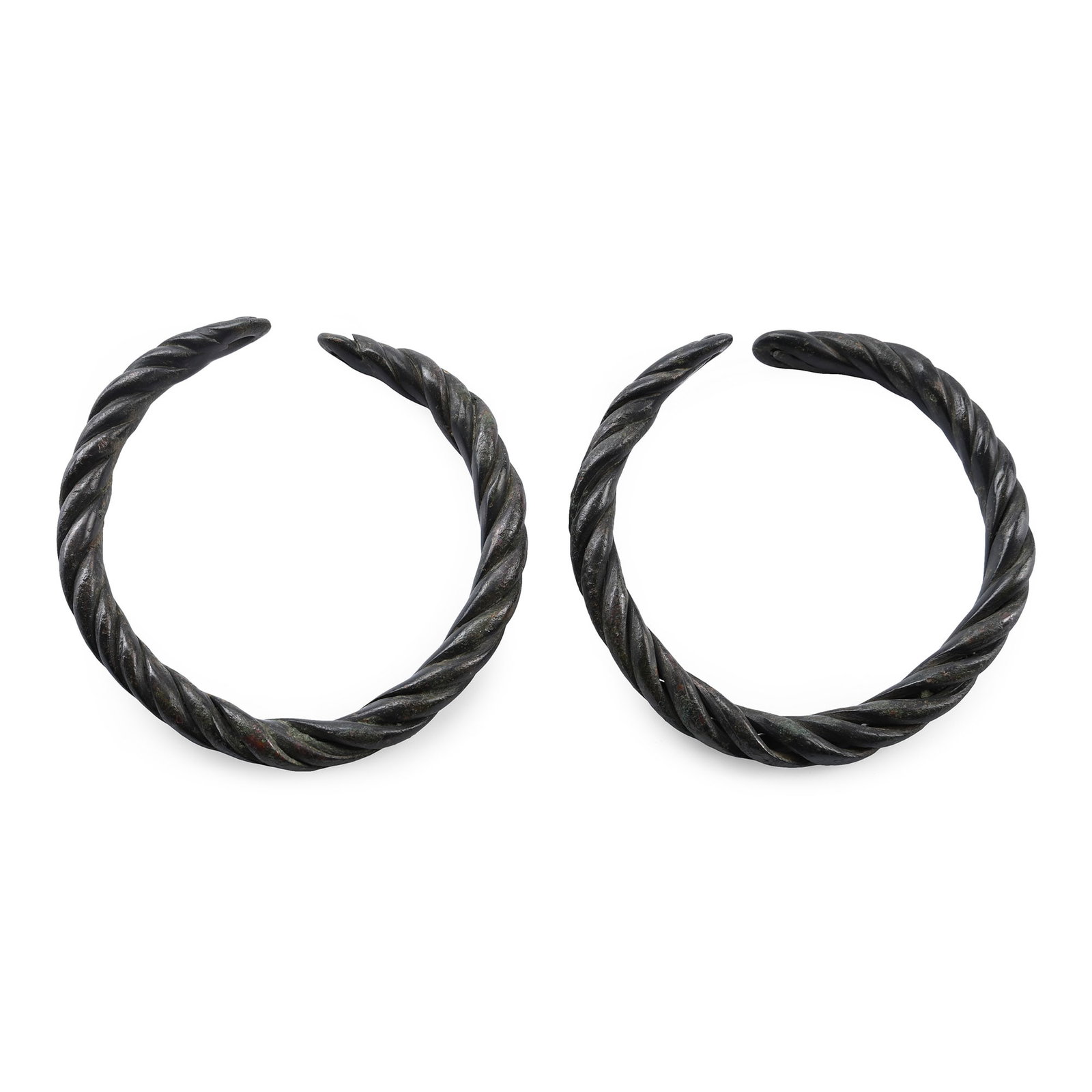 Viking Age Twisted Bar Bracelet Pair (1 of 1)
