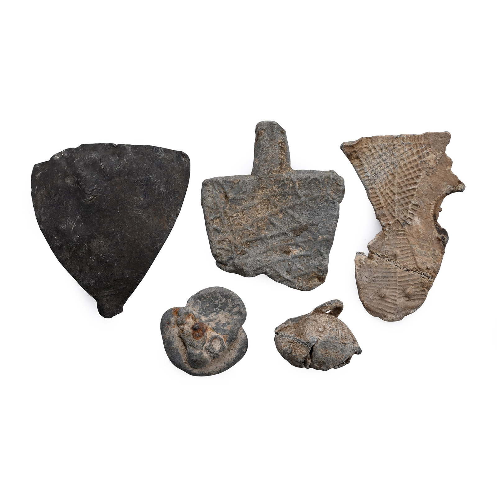 Medieval Pewter and Lead Pilgrim's Artefact Group (1 of 1)