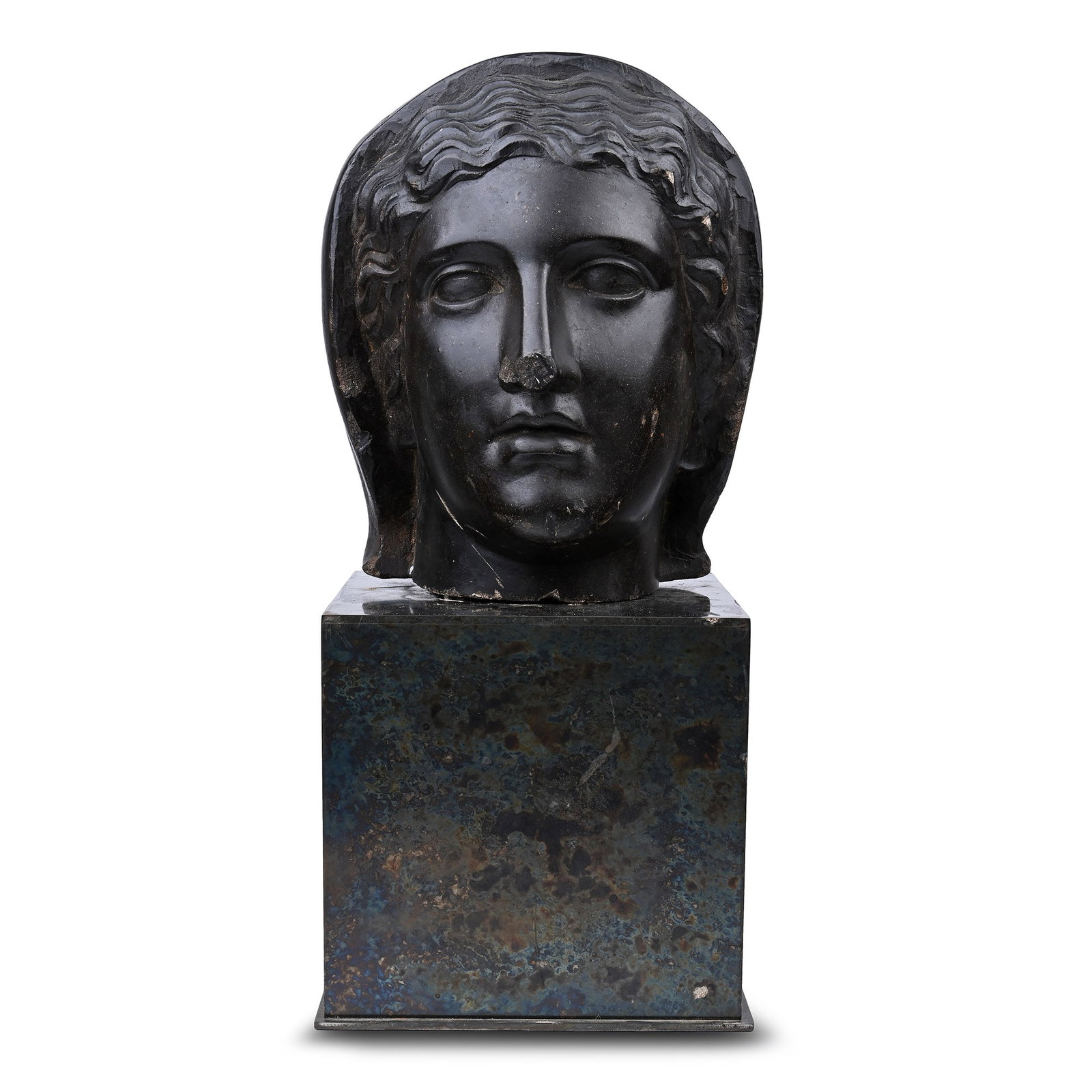 Stone Head of a Goddess (1 of 2)