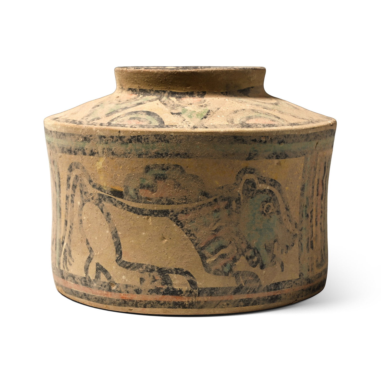Indus Valley Terracotta Vessel with Animals (1 of 2)