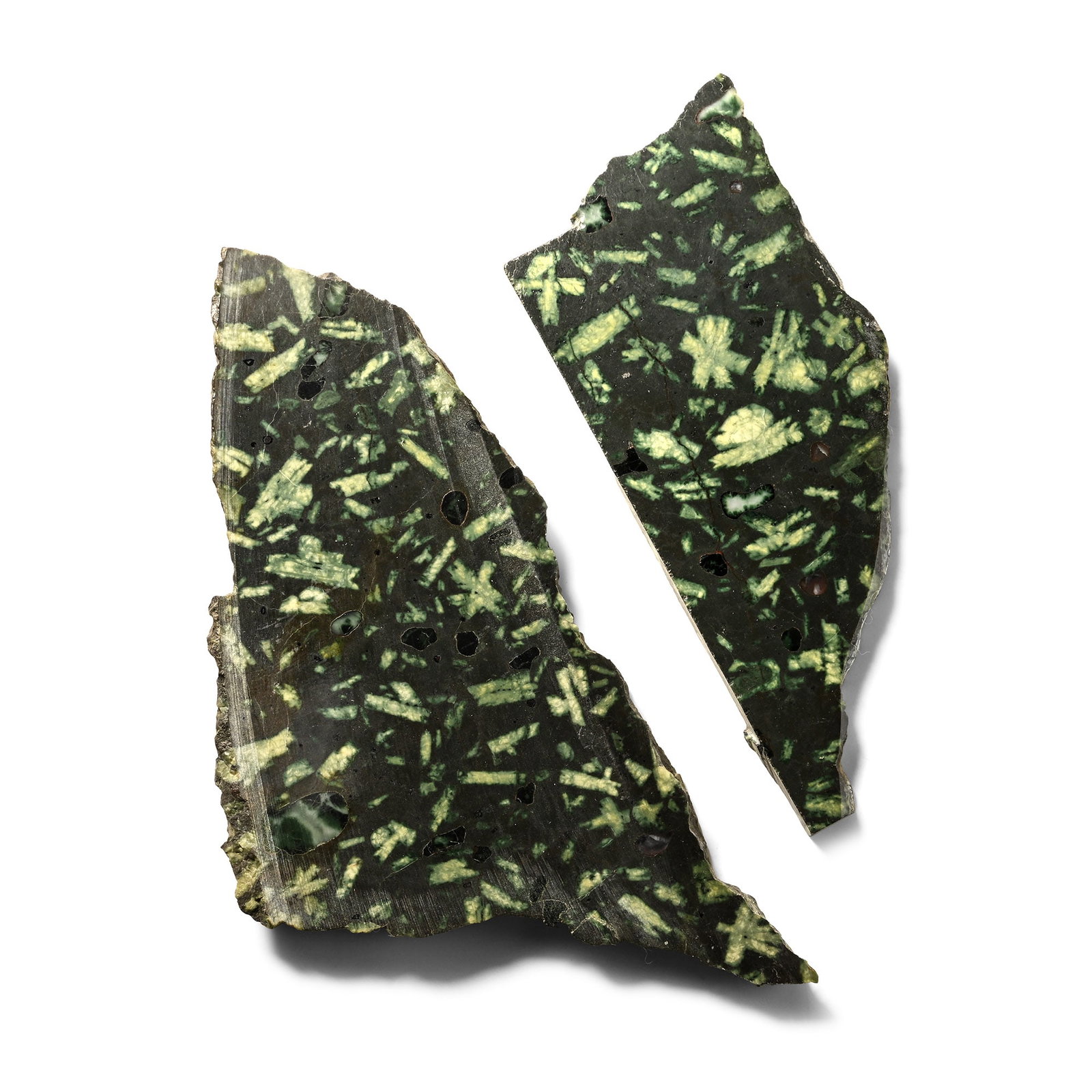 Historic Roman 'Spartan Basalt' Cut and Polished Green Porphyry Sheet Group (1 of 1)