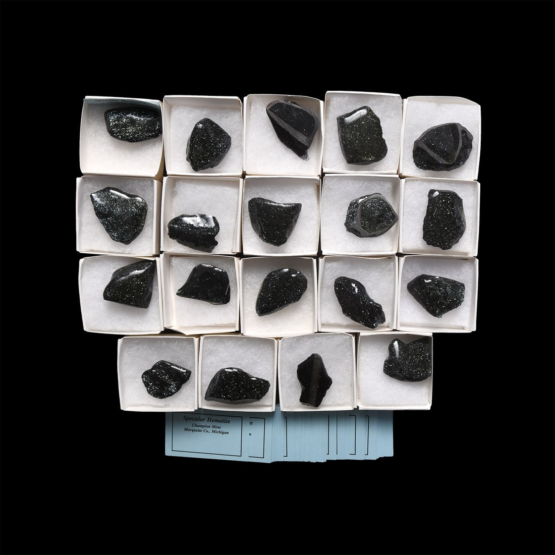 Polished Specular Haematite Specimen Collection (1 of 1)