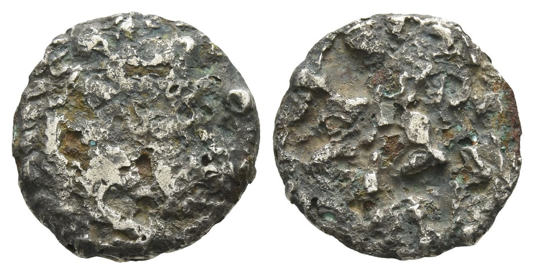 Kingdom of Macedon, Alexander III Fourrée Drachm.: 336-323 BC. Uncertain mint. Head of Herakles to right, wearing lion skin headdress, paws tied beneath chin / Zeus seated to left on throne, holding long sceptre in his left hand and, in his right, eag