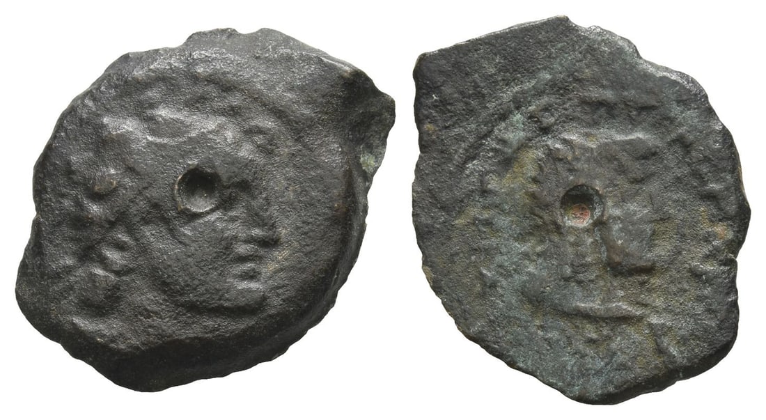 Ptolemaic Kingdom of Egypt, Ptolemy III Euergetes AE Dichalkon. (1 of 1)