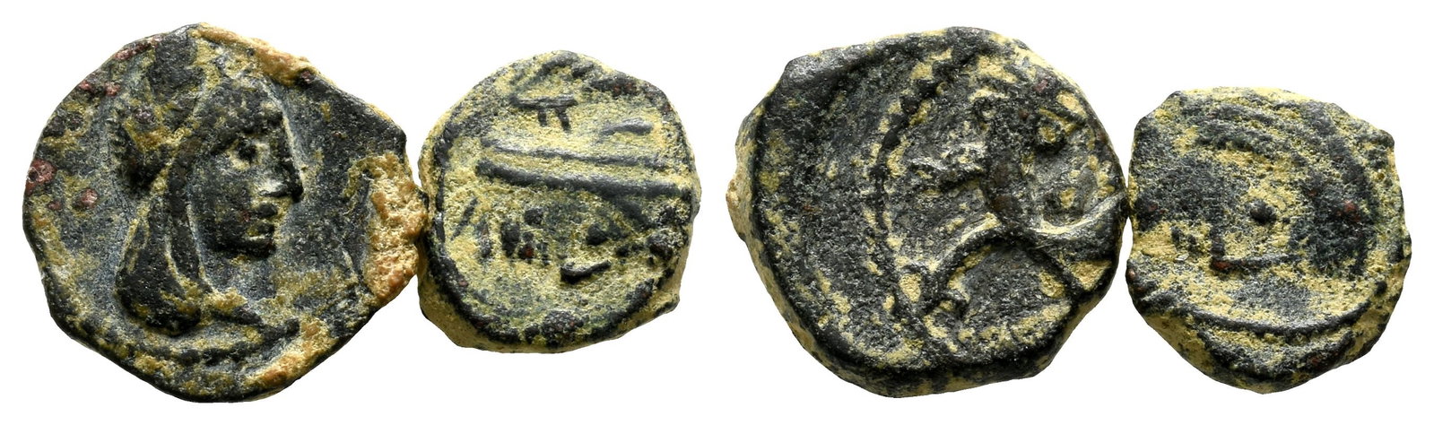 Group of Two [2] Coins from Nabataea. (1 of 1)