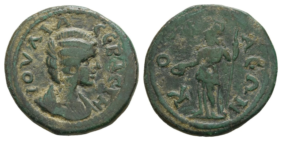 Julia Domna AE Diassarion or 2 Assaria of Cotiaeum, Phrygia. (1 of 1)