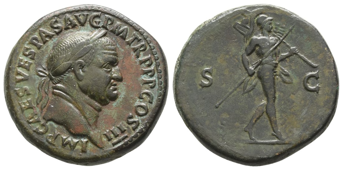 Vespasian AE Sestertius. (1 of 1)