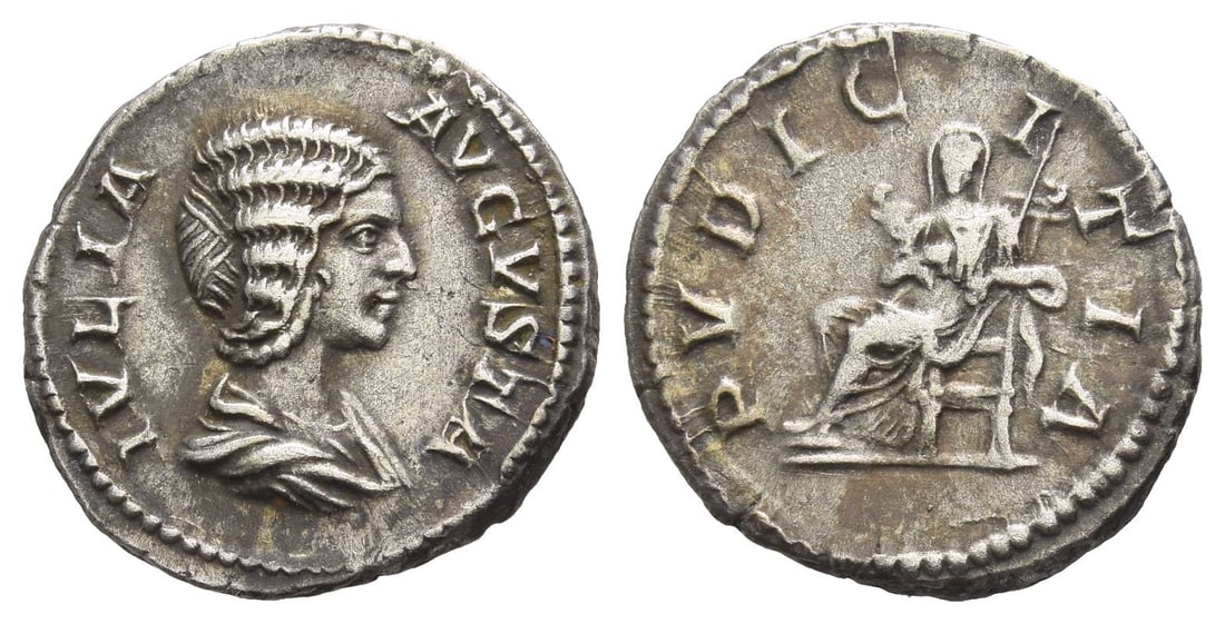 Julia Domna, Augusta AR Denarius. (1 of 1)