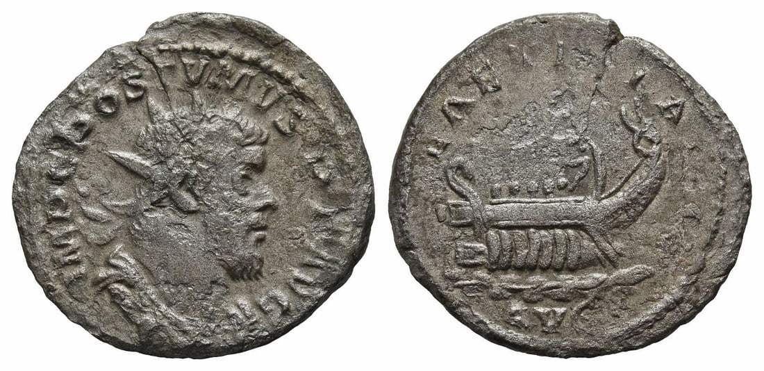 Postumus, Romano-Gallic Emperor AR Antoninianus. (1 of 1)