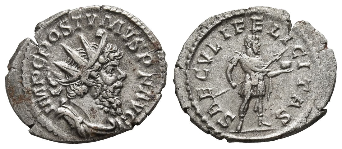 Postumus, Romano-Gallic Emperor AR Antoninianus. (1 of 1)