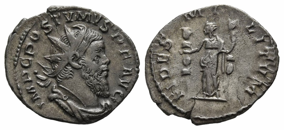 Postumus, Romano-Gallic Emperor AR Antoninianus. (1 of 1)