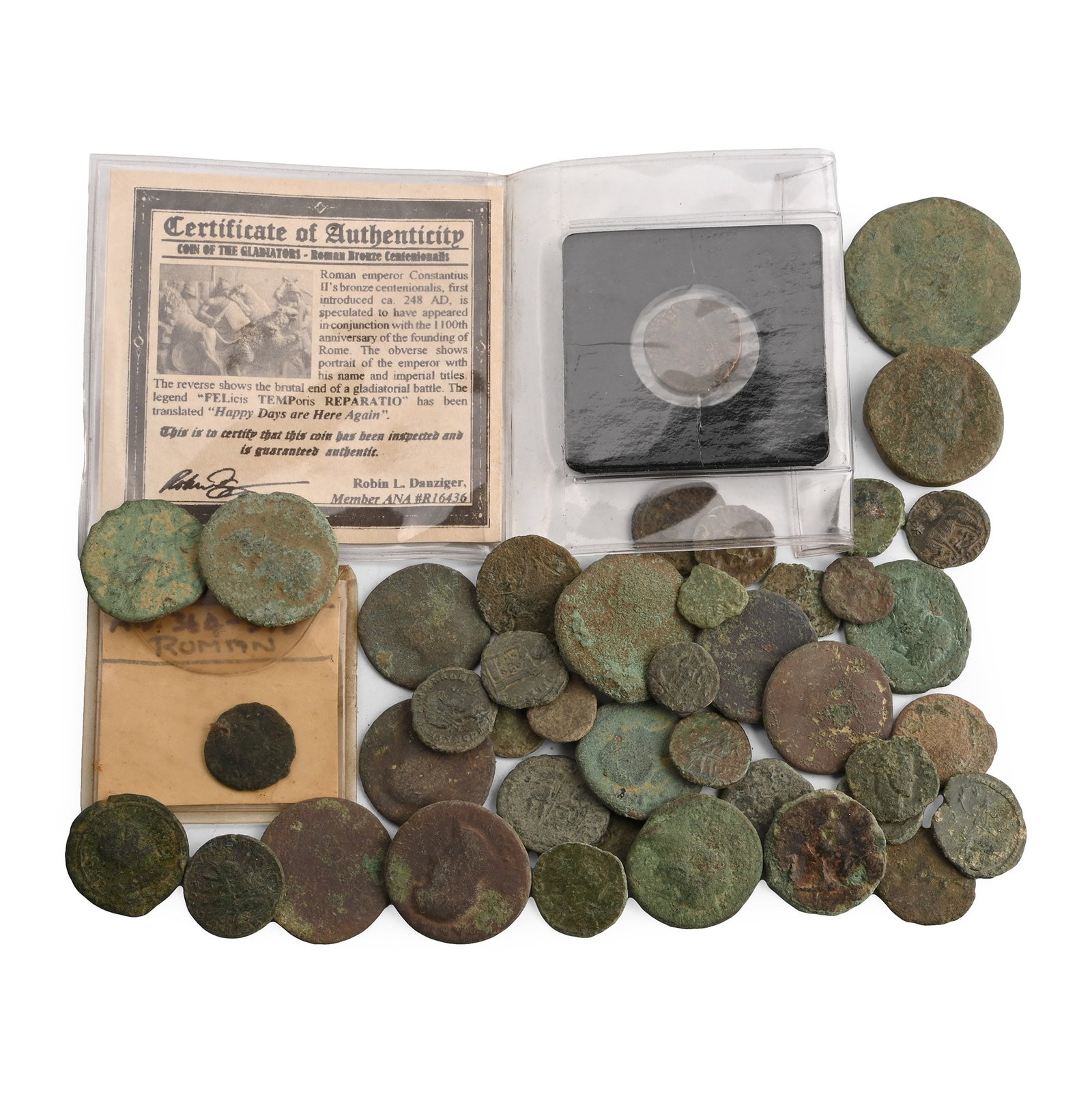 Group of Forty-Three [43] Mostly Large Roman Imperial AE Coins. (1 of 1)