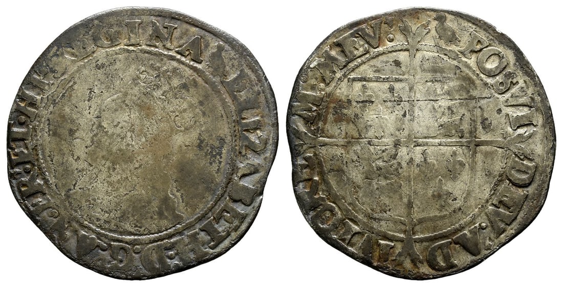 England. Tudor, Elizabeth I AR Shilling. (1 of 1)
