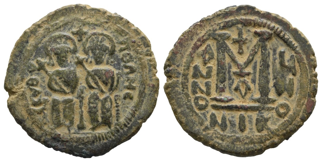 Umayyad Caliphate AE Follis. (1 of 1)