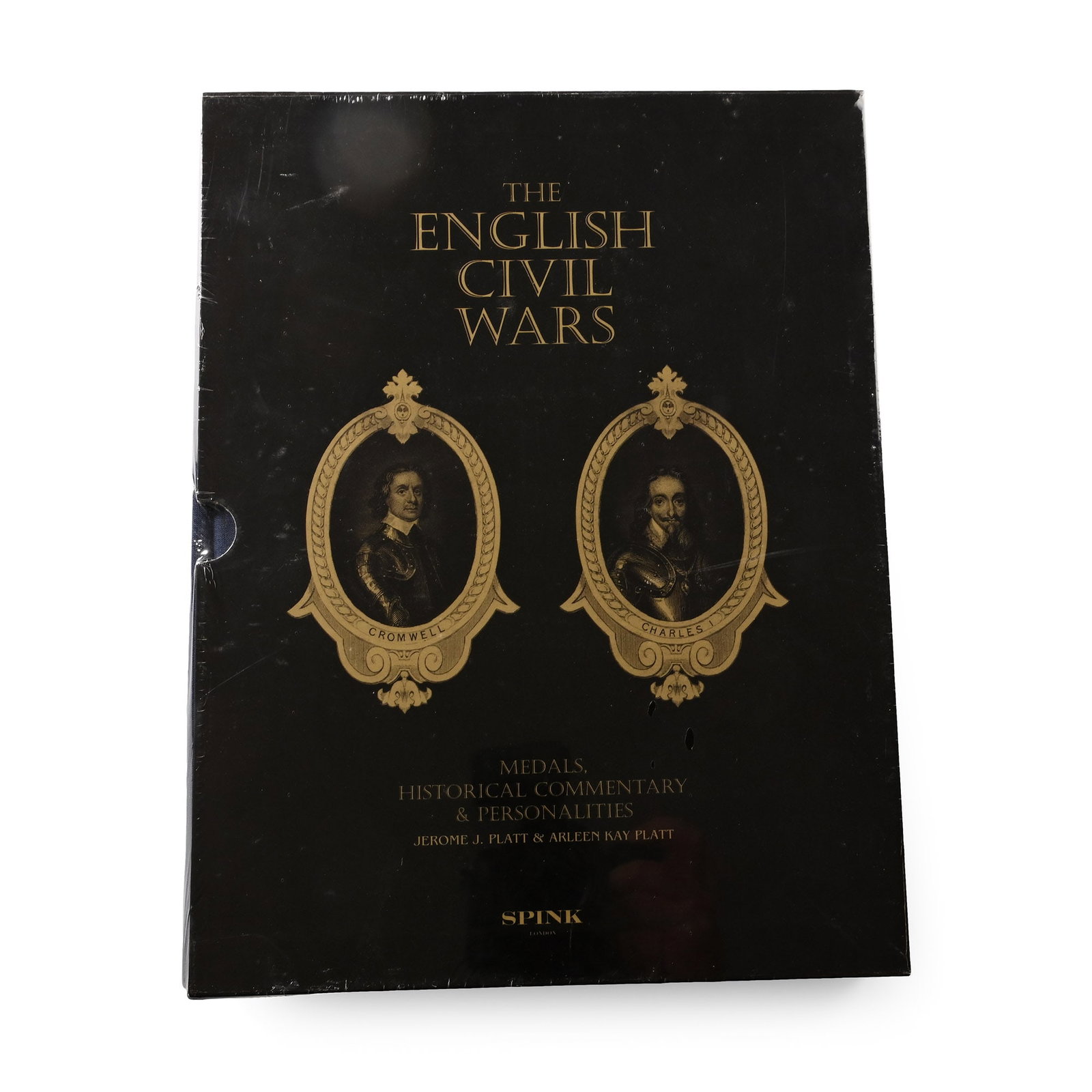 CASED NEW BOOKS: The English Civil Wars - Medals, Historical Commentary & Personalities by Jerome J.: 2014 A.D. Jerome Platt & Arleen Kay Platt - London, 2014, hardback in slipcase in shrinkwrap. 2.83 kg total, 29.5 x 22.5 cm (11 5/8 x 8 7/8 in.). [2, No Reserve] Property of a North London, UK, gentle