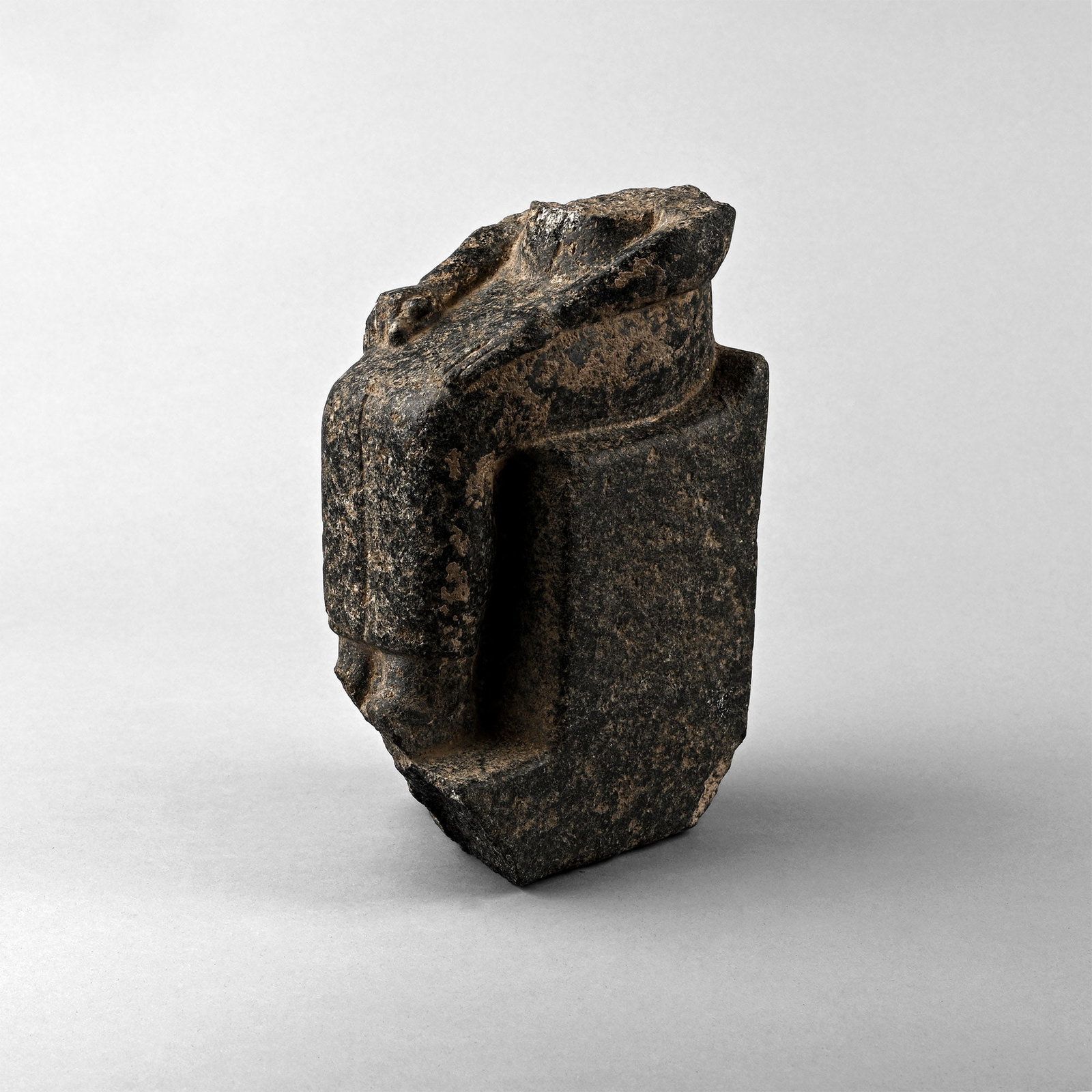 Egyptian Granite Seated Figure of an Official (1 of 1)