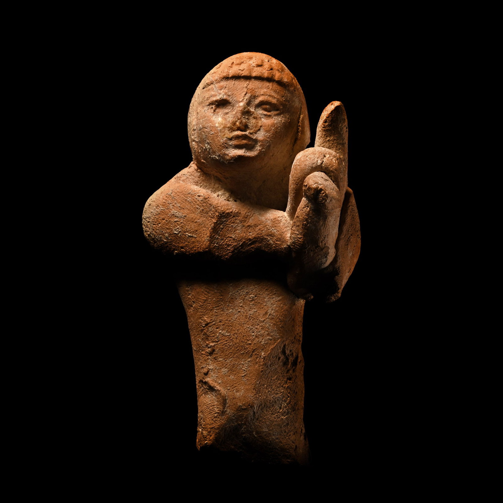 Greek Terracotta Citharode (1 of 1)