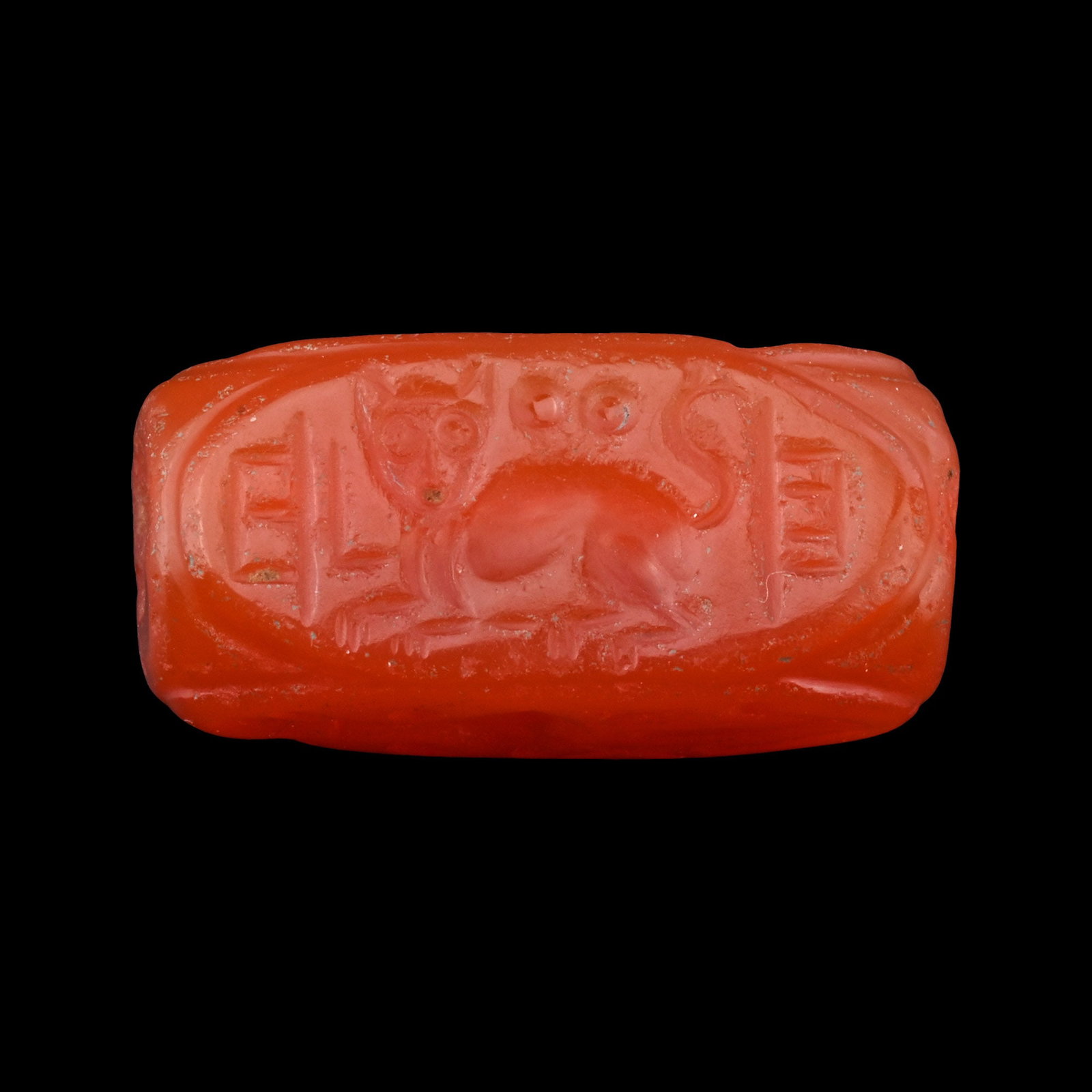 Minoan Facetted Carnelian Stamp Seal (1 of 6)
