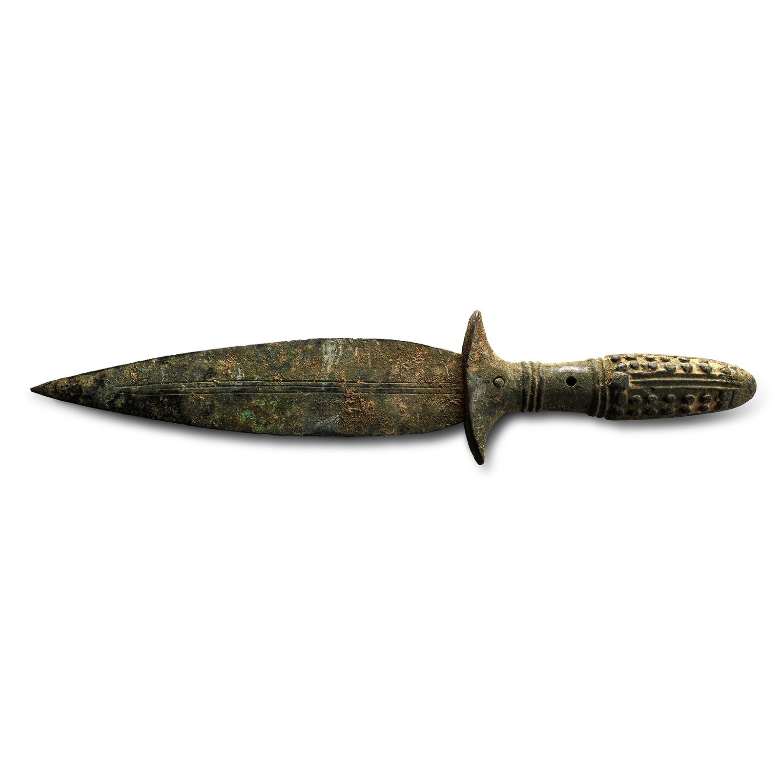 Elamite Bronze Dagger with Decorated Hilt (1 of 1)