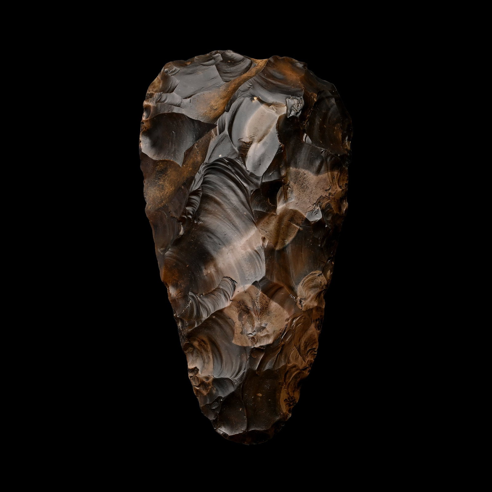 Large and Impressive Nordic Stone Age Flaked Flint Preform for a Handaxe (1 of 2)