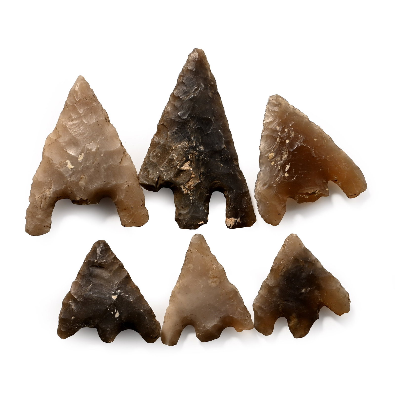 Farnham Stone Age Knapped Flint Arrowhead Collection (1 of 1)