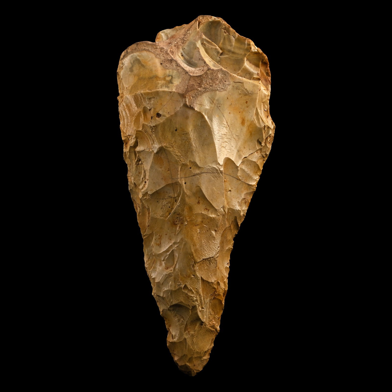British Stone Age Knapped Flint Axe (1 of 2)