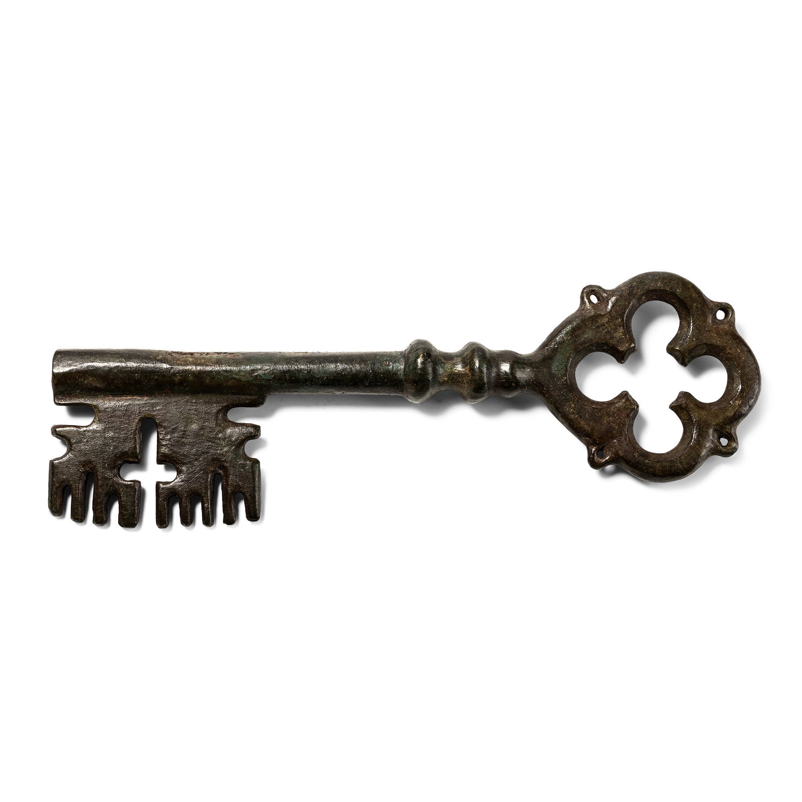 Very Large Medieval Bronze Key (1 of 1)