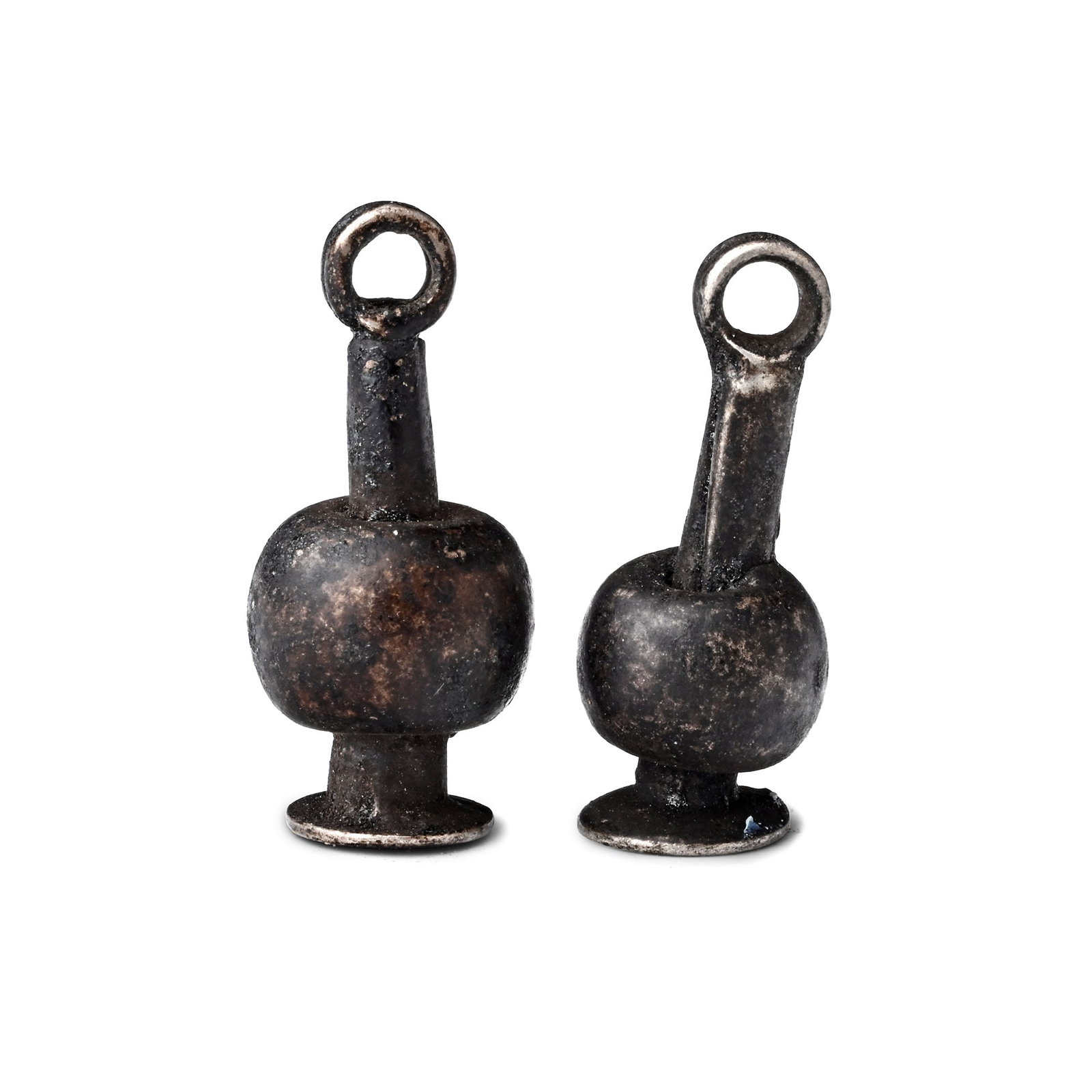 Egyptian Silver Poppy Amulets (1 of 1)