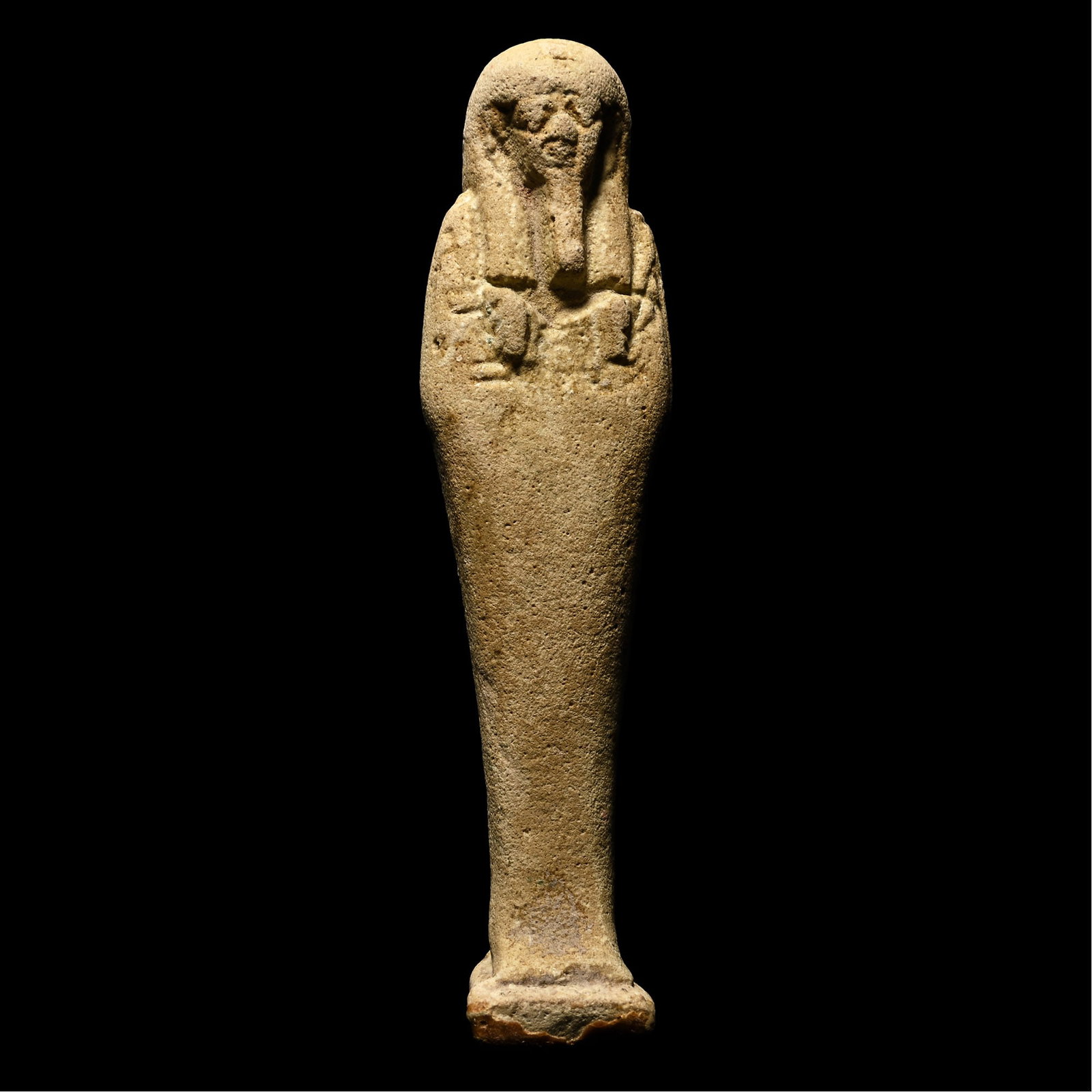 Egyptian Faience Hieroglyphic Shabti (1 of 1)